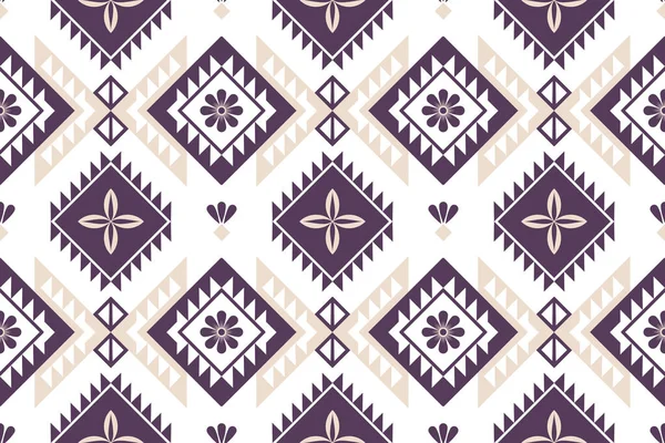 Ethnic Geometric Seamless Pattern Design Fabric Clothes Decorative Paper Wrapping — Stock Photo, Image