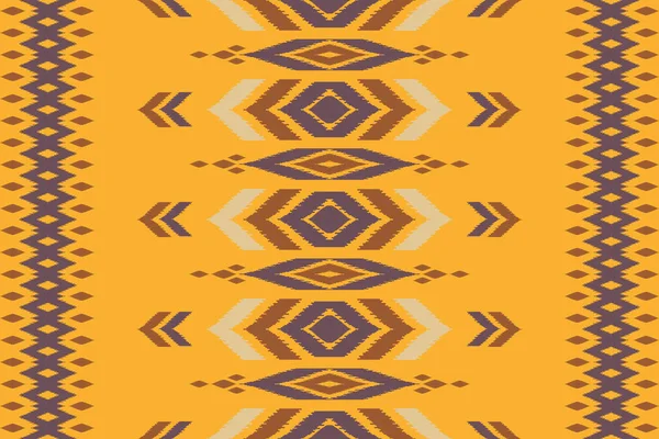 Seamless Ikat Pattern Abstract Background Textile Design Can Used Fabric — Stock Photo, Image
