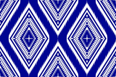 Geometrik, pürüzsüz etnik model. Giysiler, dekoratif kağıtlar, ambalajlar, tekstil, nakış, illüstrasyon, vektör, halı için geometrik tasarım kullanılabilir.