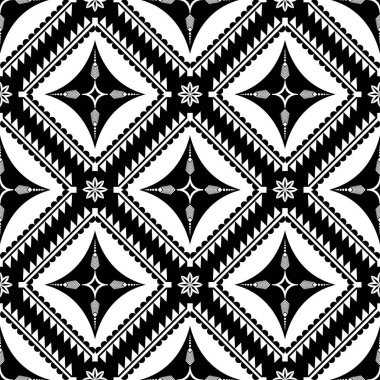 Geometrik, pürüzsüz etnik model. Giysiler, dekoratif kağıtlar, ambalajlar, tekstil, nakış, illüstrasyon, vektör, halı için geometrik tasarım kullanılabilir.