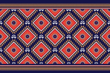 Geometrik şekiller kusursuz desenler. Vektör illüstrasyonu. 