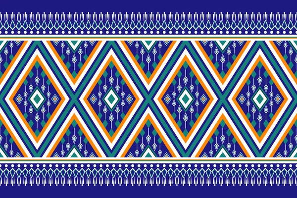 stock image Geometric seamless ethnic pattern. Geometric ethnic pattern can be used in fabric design for clothes, decorative paper, wrapping, textile, embroidery, illustration, vector, carpet