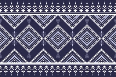 Geometrik, pürüzsüz etnik model. Geometrik etnik desen kumaş tasarımında giysi, ambalaj, tekstil, nakış, halı ve kabile desenlerinde kullanılabilir.