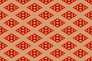 Geometrik etnik oryantal dikişsiz desen. 
