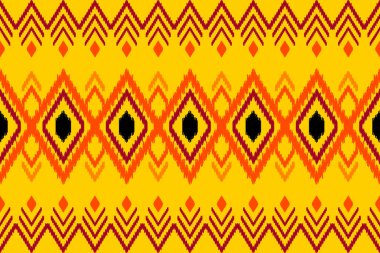 Tekstil tasarımı için kusursuz özgün bir arkaplan. Kumaş tasarımında giysi, ambalaj, halı, moda, tekstil, kumaş, gömlek, nakış için kullanılabilir