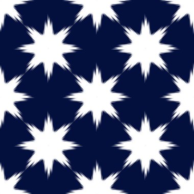 Mavi ve beyaz örgü pürüzsüz desen. Tekstil tasarımı için soyut arkaplan. Kumaş tasarımında giysi, tekstil, kumaş, gömlek, nakış için kullanılabilir