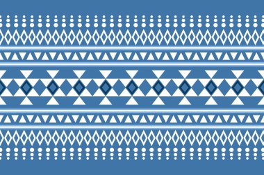 Geometrik kabile şekli. Geometrik kabile desenli kumaş tarzı. Giysi, tekstil, ambalaj, arkaplan, duvar kağıdı, halı, nakış için geometrik kabile desen tasarımı