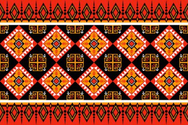 Geometrik etnik model. Geometrik etnik model, Yerli Amerikan kabile kumaşı tasarımı giysi, tekstil, ambalaj, arka plan, duvar kağıdı, halı, nakış, vektör, illüstrasyon tasarımı 