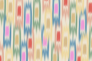 Özbekistan Şablonu. Özbekistan ikat soyut etnik tasarım. Özbekistan arka plan, duvar kağıdı, tekstil, sanat, giysi, ambalaj kağıdı, Özbek tarzı, Özbek kumaşı