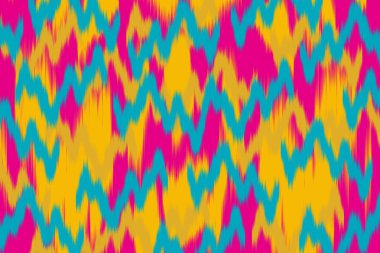 Özbekistan Şablonu. Özbekistan ikat soyut etnik tasarım. Özbekistan arkaplan, duvar kağıdı, tekstil, sanat, giysi, ambalaj kağıdı, Özbek tarzı