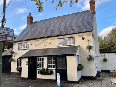 Cross Keys Pub, Wallingford, İngiltere. Geleneksel İngiltere barı. 