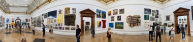 Royal Academy of Arts Summer Exhibition, 2021. Internal shots of galleries. London, England, September 17,2021. 