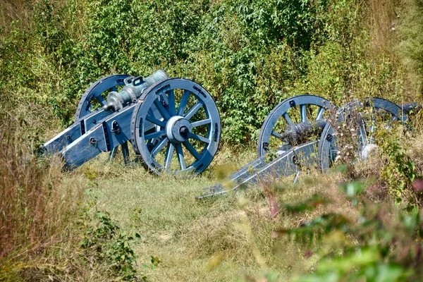 Artilharia Guerra Revolucionária Yorktown Battlefield Yorktown Battlefield Yorktown Eua Outubro — Fotografia de Stock