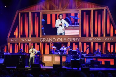 Komedyen Henry Cho, The Grand Ol Oprey, Nashville TN, ABD 'de canlı performans sergiliyor. 24 Eylül 2019. 