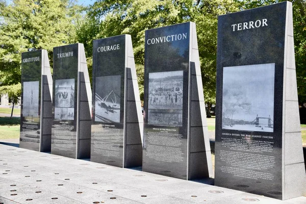 Zweihundertjahrpark Dankbarkeit Triumph Mut Überzeugung Terror Nashville Usa September 2019 — Stockfoto