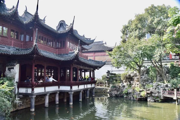 Shanghai China Octubre 2018 Jardín Jardín Felicidad Jardín Tradicional Chino — Foto de Stock
