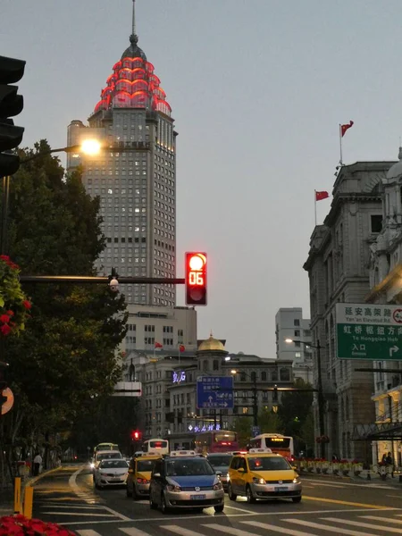 Bund Shanghai Icbc Tower Background Shanghai China October 2018 — Stock Photo, Image
