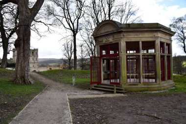 Chatsworth House Stately Home, Derbyshire, İngiltere 'deki Game Larder. Mart 2023. 