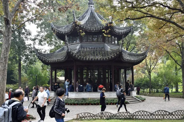 Edificios Tradicionales Chinos Jardín Del Administrador Humilde Zhuo Zheng Yuan —  Fotos de Stock
