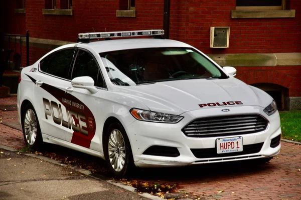Harvard Univercity Ford Police Car Cambridge September 2016 — Stock Photo, Image