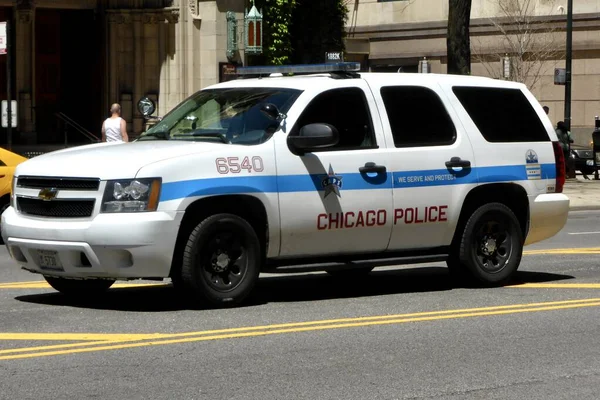Chicago Chevrolet Police Cruiser Chicago Usa June 2014 — Stock Photo, Image