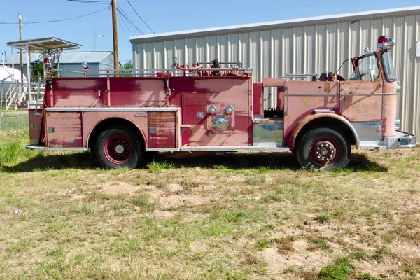 Vintage Fire Engine Route Auto Museum Santa Rosa Usa 2014 — 스톡 사진