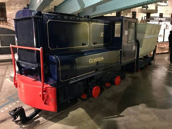 Motorová Lokomotiva Guinessově Muzeu Dublin Irsko Března 2017 — Stock fotografie