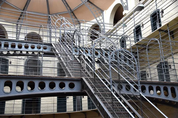Centrální Atrium Kilmainham Gaol Museum Jak Jsme Použili Filmu Roku — Stock fotografie