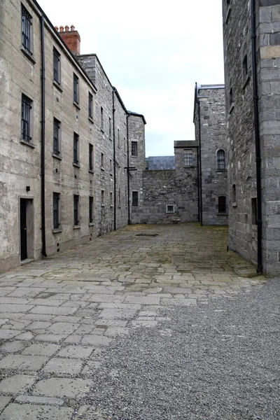 stock image The Courtyard at Kilmainham Gaol Museum. Dublin, Ireland. March 30, 2017. 