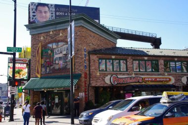 Porthillos Hot Dogs, N Clarke St. Chicago, Illinois, ABD. 18 Eylül 2016. 