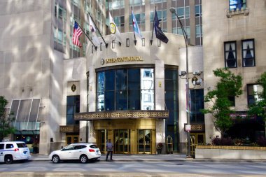 Kıtalararası Otel 'in ön girişi. Chicago, IL, ABD. 19 Eylül 2016. 