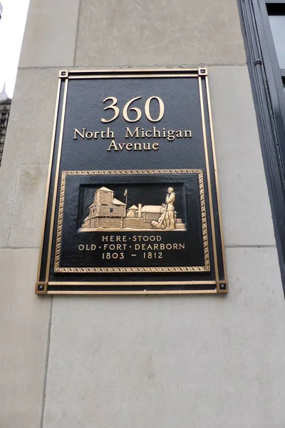 シカゴ 2016年9月20日 プラーク記念旧砦跡ミシガン州道360号線沿いに誕生 — ストック写真