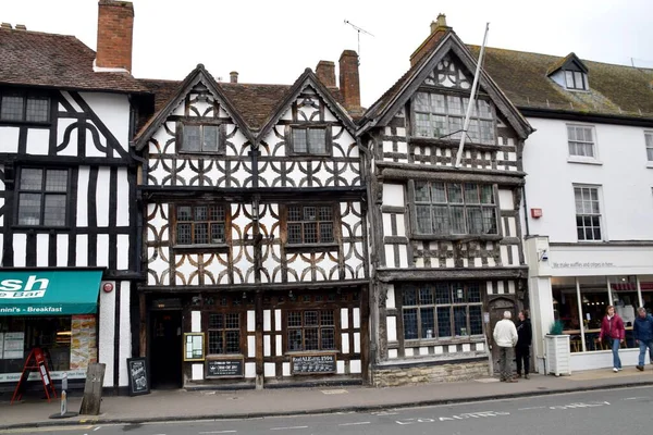 Garrick Inn 1596 Pub Depuis 1718 Stratford Avon Royaume Uni — Photo