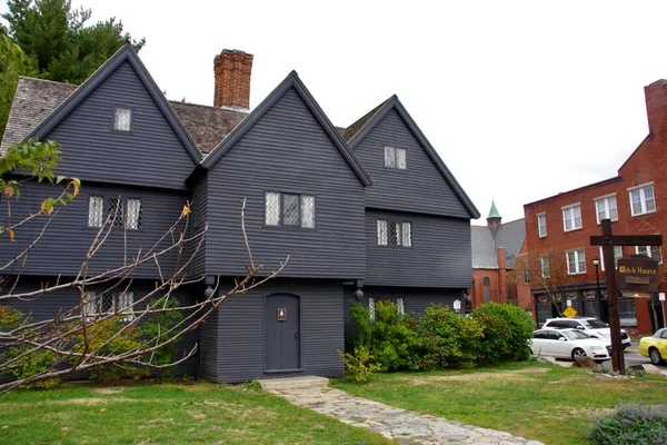 Jonathan Corwin House Connue Localement Sous Nom Witch House Salem — Photo