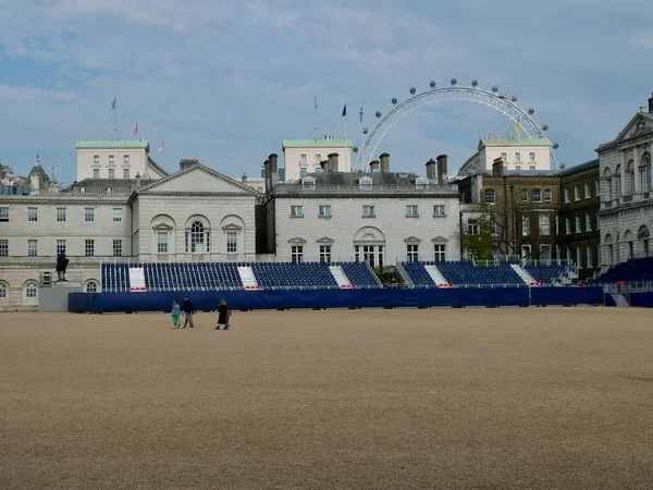 Horseguards Parade Met London Eye Achtergrond Londen Verenigd Koninkrijk Mei — Stockfoto
