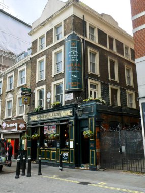 Grafton Arms, Westminster 'da. Goons 'un favori buluşma yerlerinde meşhurdur. Londra, İngiltere. 4 Mayıs 2023. 