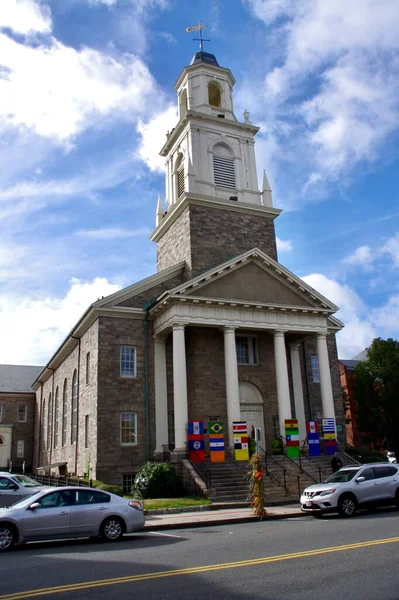 stock image The Tabernacle Congregational Church. Salem, MA, USA. September 30, 2016. 