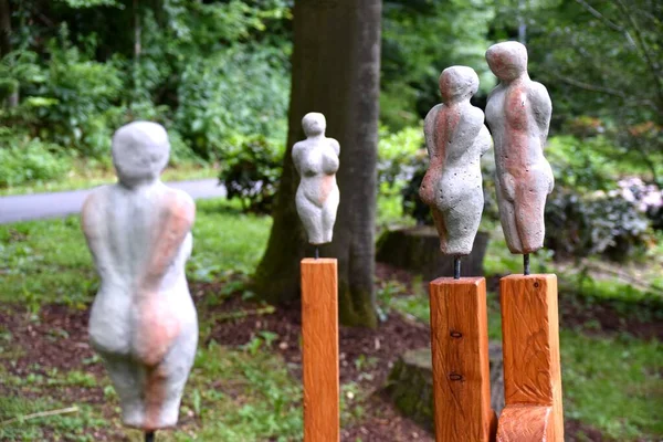 Скульптуры Выставке Государственного Сада Бад Айбурге Оснабрк Германия Июнь 2018 — стоковое фото