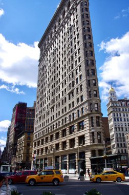 Flatiron Binası, 175. Cadde. 1902 'de yapılmış. New York, New York, ABD. 4 Nisan 2015. 