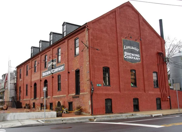 Lancaster Brewing Történelmi Edward Mcgovern Dohány Épületben 302 Plum Street — Stock Fotó