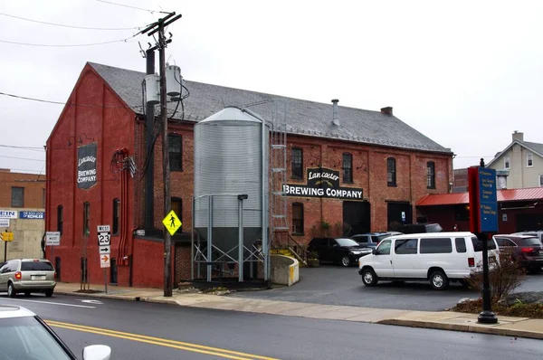 Lancaster Brewing Történelmi Edward Mcgovern Dohány Épületben 302 Plum Street — Stock Fotó