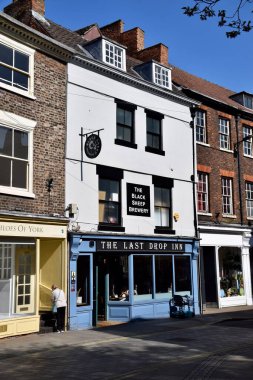 The Last Drop Inn, 27 Colliergate York. Kara Koyun Bira Fabrikası. York, İngiltere. 24 Mayıs 2023. 