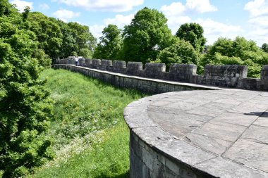 York City Walls patikası, York, İngiltere. 25 Mayıs 2023. 