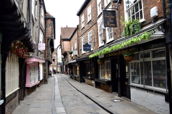 stock image The Shambles, one of the best-preserved medieval shopping streets in Europe. York, UK. May 25, 2023. 