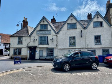 Beyaz Ayı 16. yüzyıl İngiliz Pub 'ı. Geliştirir, İngiltere, 9 Haziran 2023. 