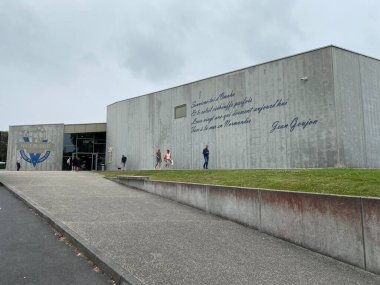 Overlord Müzesi Operasyonu 'nun dışında. Colleville-sur-Mer, Fransa, 4 Temmuz 2023. 