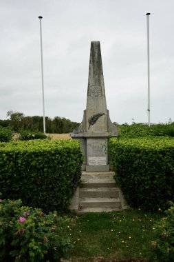  WW1 Memorial, Colleville-sur-Mer, Fransa, 4 Temmuz 2023.