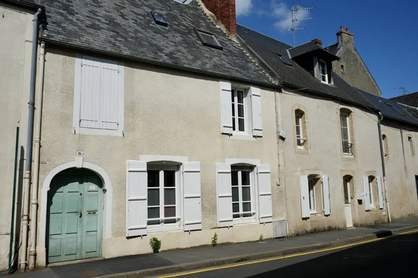Starożytne Tradycyjne Francuskie Kamienne Budynki Bayeux Francja Lipca 2023 — Zdjęcie stockowe