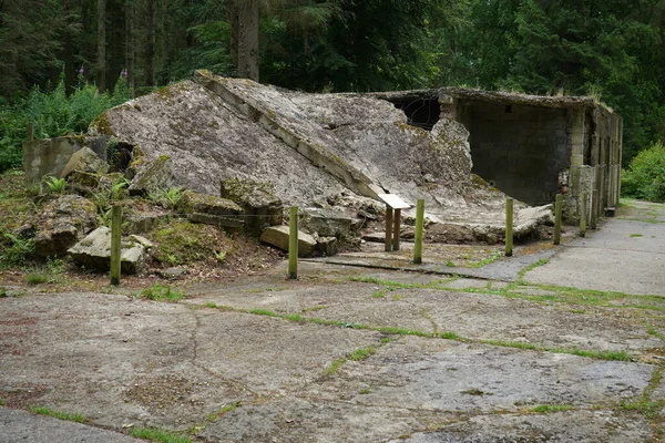 Damaged Ww2 German Structures Launch Site Val Ygot Ardouval Ardouval — Stock Photo, Image