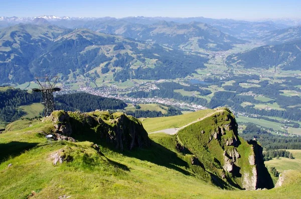 Γραφική Άποψη Του Κέρατος Kitzbuheler Kitzbuhel Αυστρία Αυγούστου 2013 — Φωτογραφία Αρχείου
